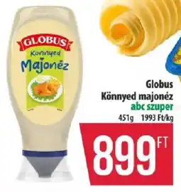 Coop Globus könnyed majonéz ajánlat