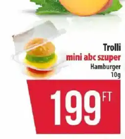 Coop Trolli mini abc szuper hamburger ajánlat