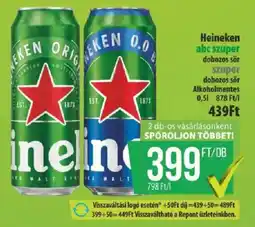 Coop Heineken ajánlat