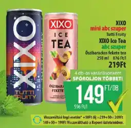 Coop Xixo ice tea ajánlat