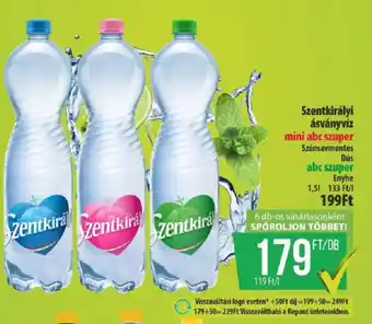 Szentkirályi ásványvíz