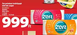 Coop Zen prémium toalettpapír mini abc szuper ajánlat