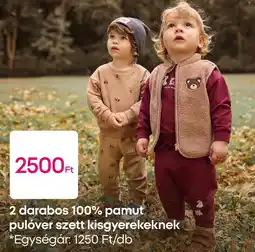 Pepco 100% pamut pulóver szett ajánlat