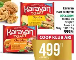 Coop Karaván toast ajánlat