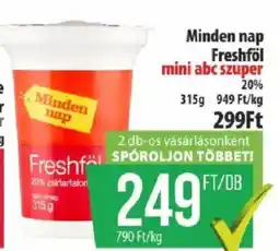 Coop Minden nap Freshföl ajánlat
