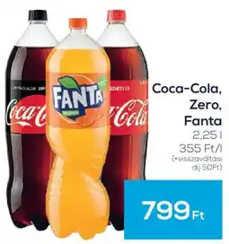 GRoby Coca-Cola, Zero, Fanta ajánlat
