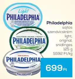 GRoby Philadelphia sajtos szendvicskrém ajánlat