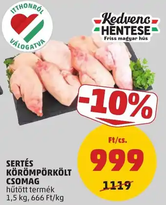 Kedvenc Hentese Sertes Koromporkolt