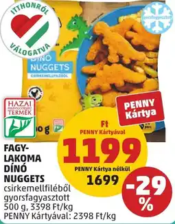 PENNY Fagylakoma Dínó Nuggets ajánlat