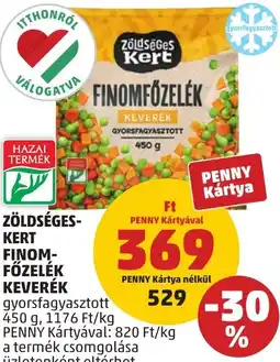 PENNY Zöldséges Kert finomfőzelék keverék ajánlat