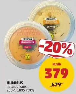 PENNY Olivano's Hummus ajánlat