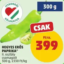 PENNY Hegyes erős paprika ajánlat