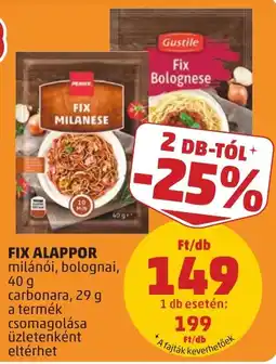 PENNY Gustile fix bolognese ajánlat