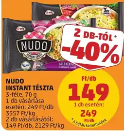 PENNY Nudo instant tészta ajánlat
