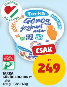 PENNY Tarka görög joghurt* ajánlat