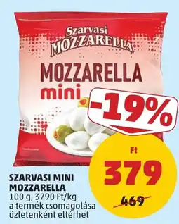 PENNY Szarvasi mozzarella mini ajánlat