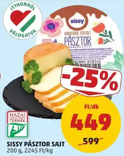 PENNY Sissy pásztor sajt ajánlat