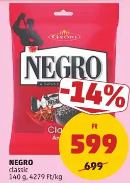 PENNY Negro classic ajánlat
