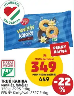 PENNY Trijó karika vaníliás, fahéjas ajánlat