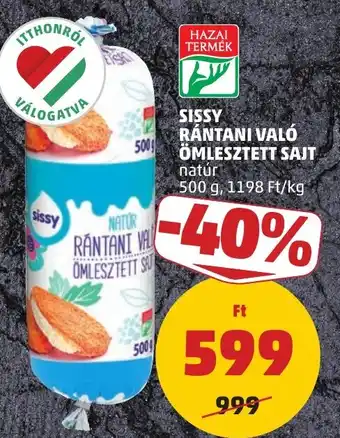 Sissy rántani való ömlesztett sajt