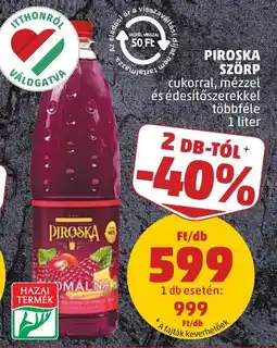 PENNY Piroska szörp ajánlat