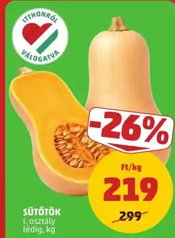 PENNY sütőtök ajánlat