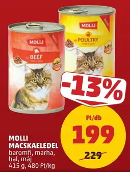 PENNY Molli macskaeledel ajánlat