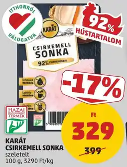 PENNY Karát csirkemell sonka ajánlat