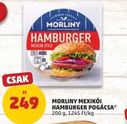 PENNY Morliny mexikói hamburger pogácsa ajánlat