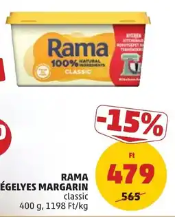 PENNY Rama égelyes margarin classic ajánlat