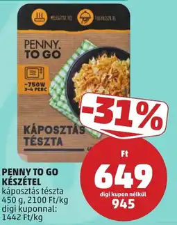 PENNY Penny to go káposztás tészta ajánlat