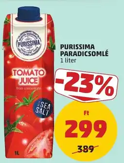 PENNY Purissima paradicsomlé ajánlat