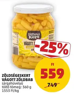 PENNY Zöldségeskert vágott zöldbab ajánlat