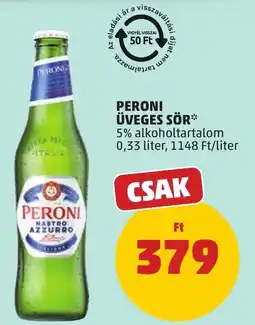 PENNY Peroni üveges sör ajánlat