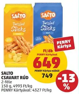 PENNY Salto csavart rúd ajánlat
