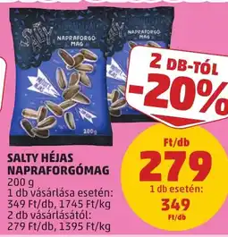 PENNY Salty héjas napraforgómag ajánlat