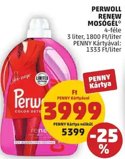 PENNY Perwoll renew mosógél ajánlat