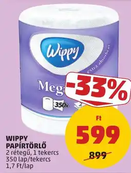 PENNY Wippy papírtörlő ajánlat