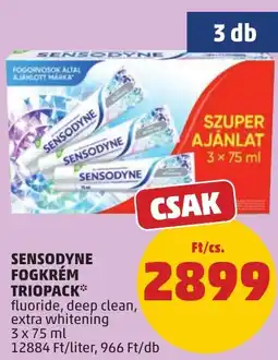 PENNY Sensodyne fogkrém triopack ajánlat