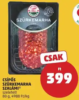 PENNY Privat Hús szürkemarha szalámi ajánlat