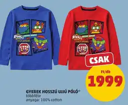 PENNY Gyerek hosszú ujjú póló ajánlat