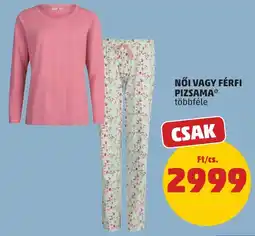 PENNY Női vagy férfi pizsama ajánlat