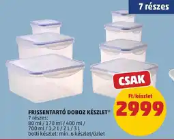 PENNY Frissentartó doboz készlet ajánlat