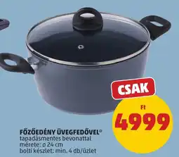 PENNY Főzőedény üvegfedővel ajánlat