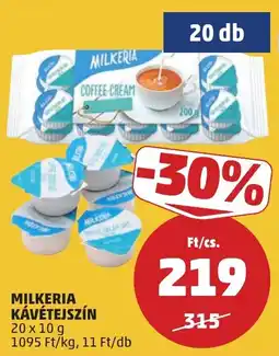 PENNY Milkeria kávétejszín ajánlat
