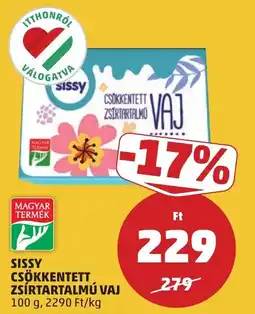 PENNY Sissy csökkentett zsírtartalmú vaj ajánlat