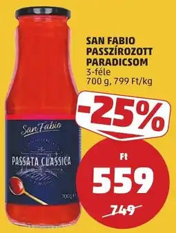 PENNY San Fabio passzározott paradicsom ajánlat