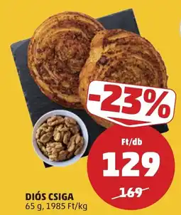 PENNY Diós csiga ajánlat