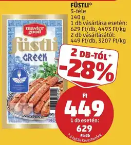 PENNY Master Good füstli greek ajánlat