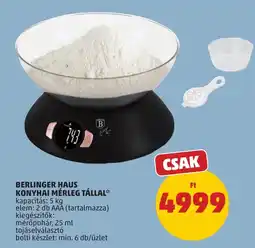 PENNY Berlinger Haus konyhai mérleg tállal ajánlat